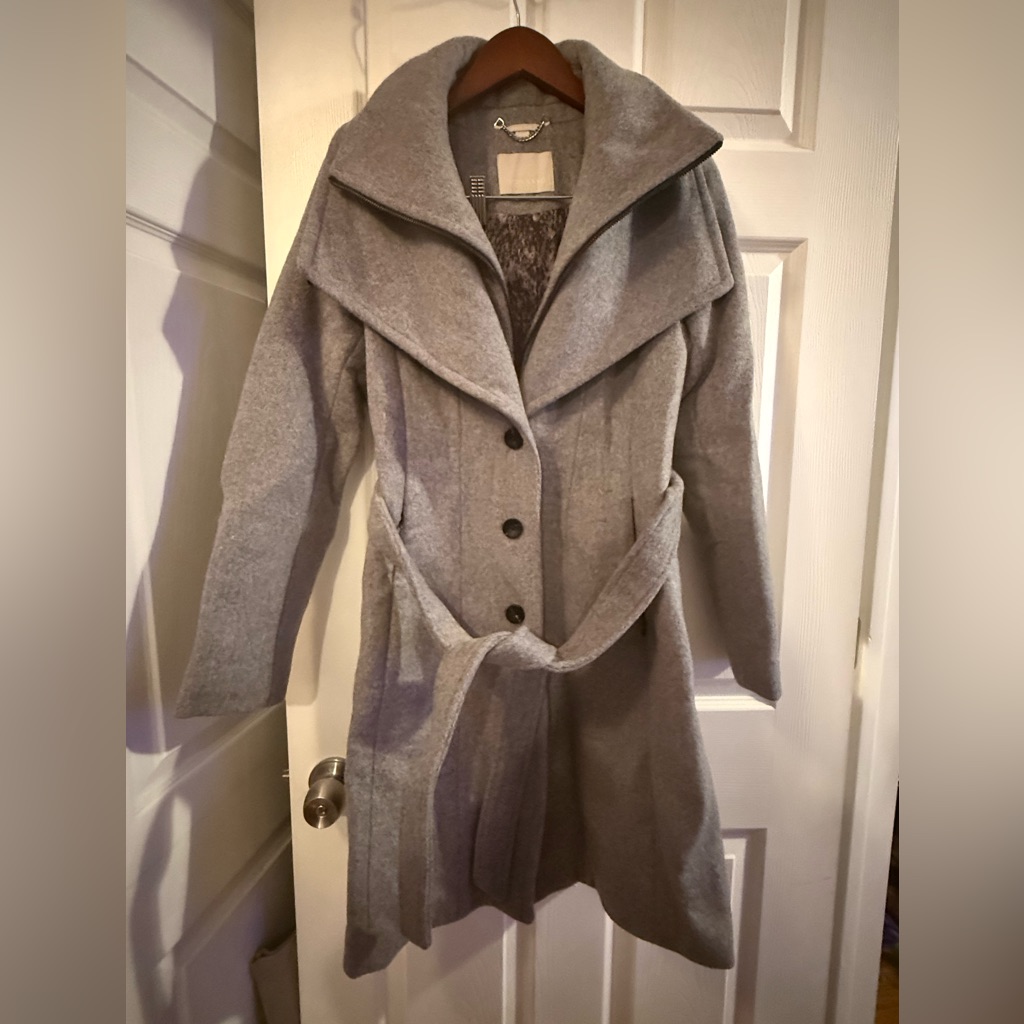 Soia And Koy Belted Collar Coat Women Xs